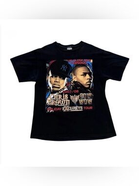 Vintage Holiday Exclusive Chris Brown & Bow Wow Tour Tshirt